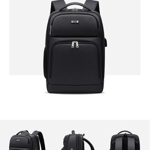 Mochila Notebook Inteligente Con Usb Negra By Lubabycas