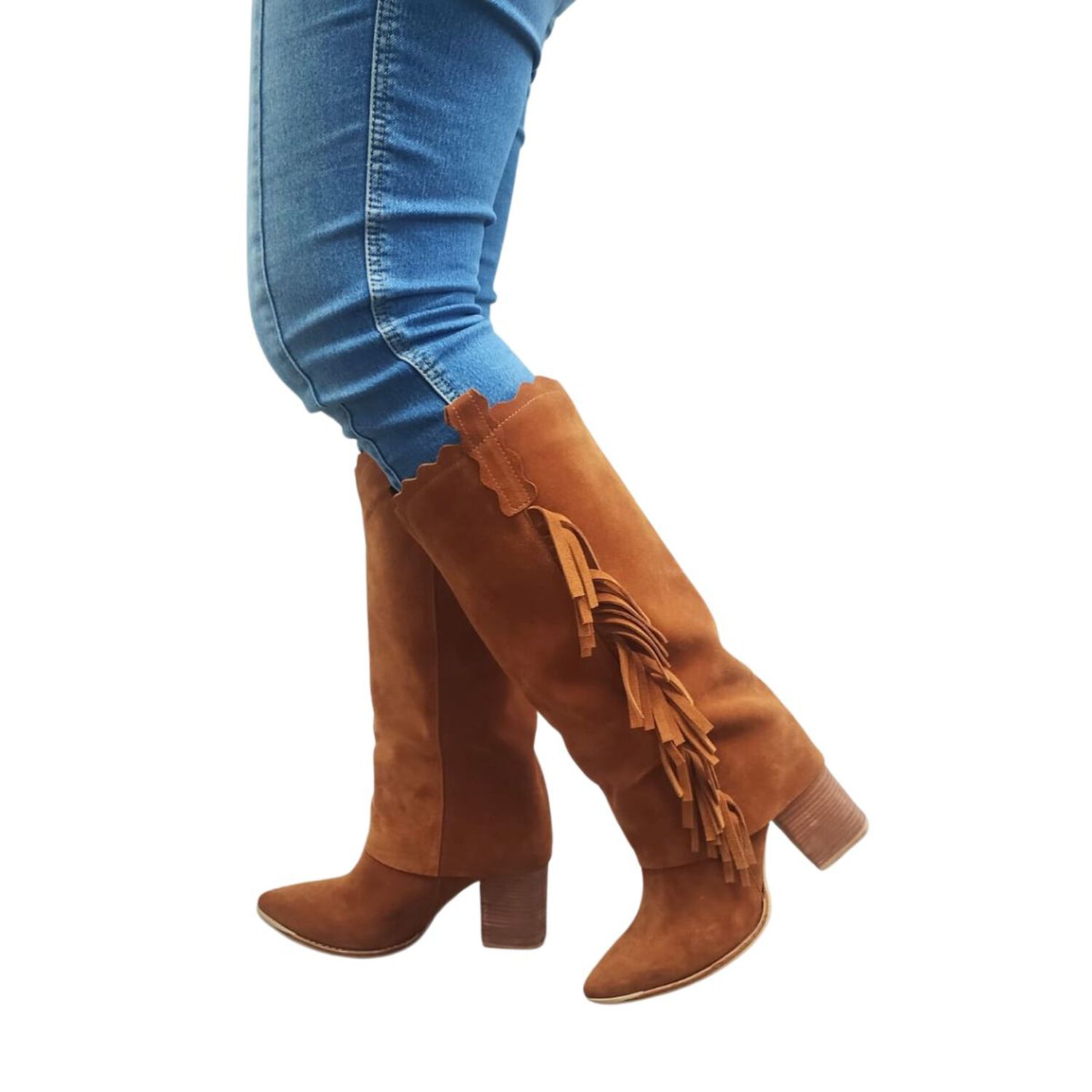 Bota Allyson Camel Pao Pecados image number 0.0