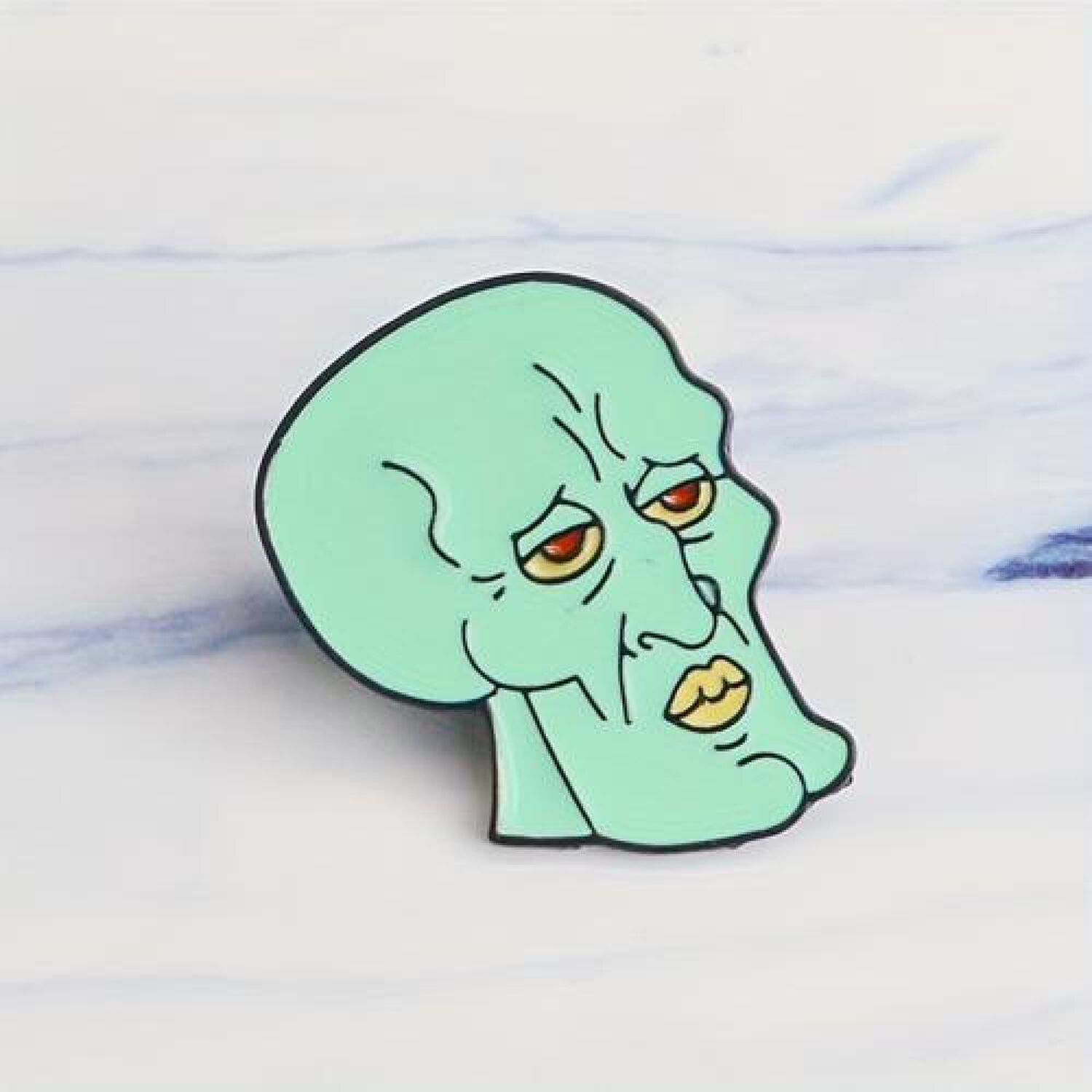 Pin Broche Divertido De Calamardo Guapo image number 5.0