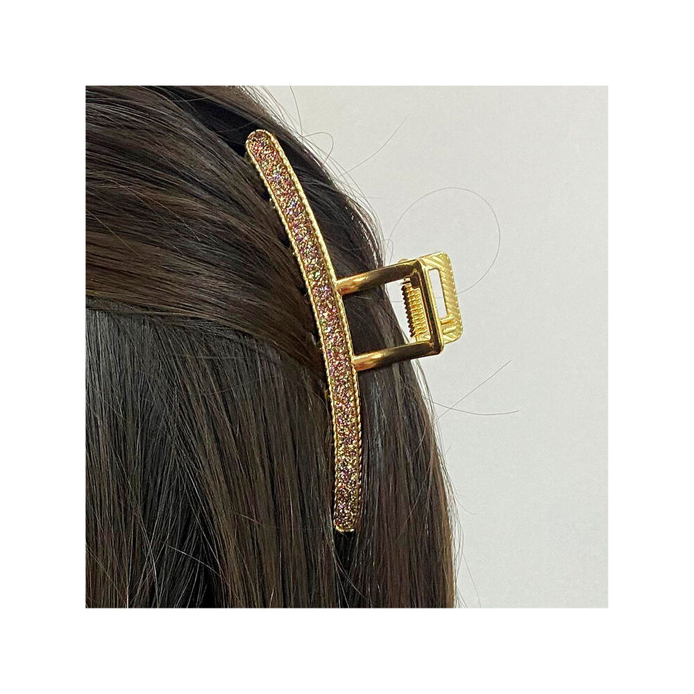 Traba Metálica Garra Tiburón Cabello Brillo Intenso Tornasol image number 1.0