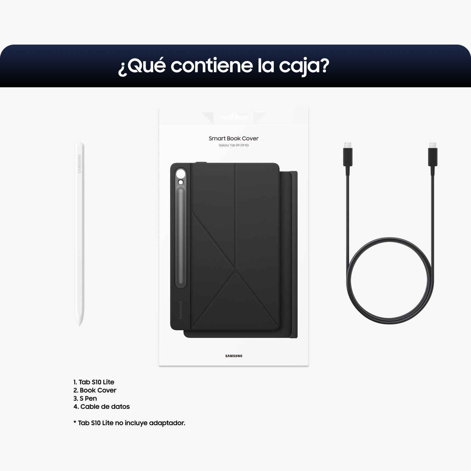 Tablet 10.9" Samsung Galaxy Tab S10 Lite / 6 GB RAM / 128 GB / Gris + Book Cover + S Pen image number 5.0