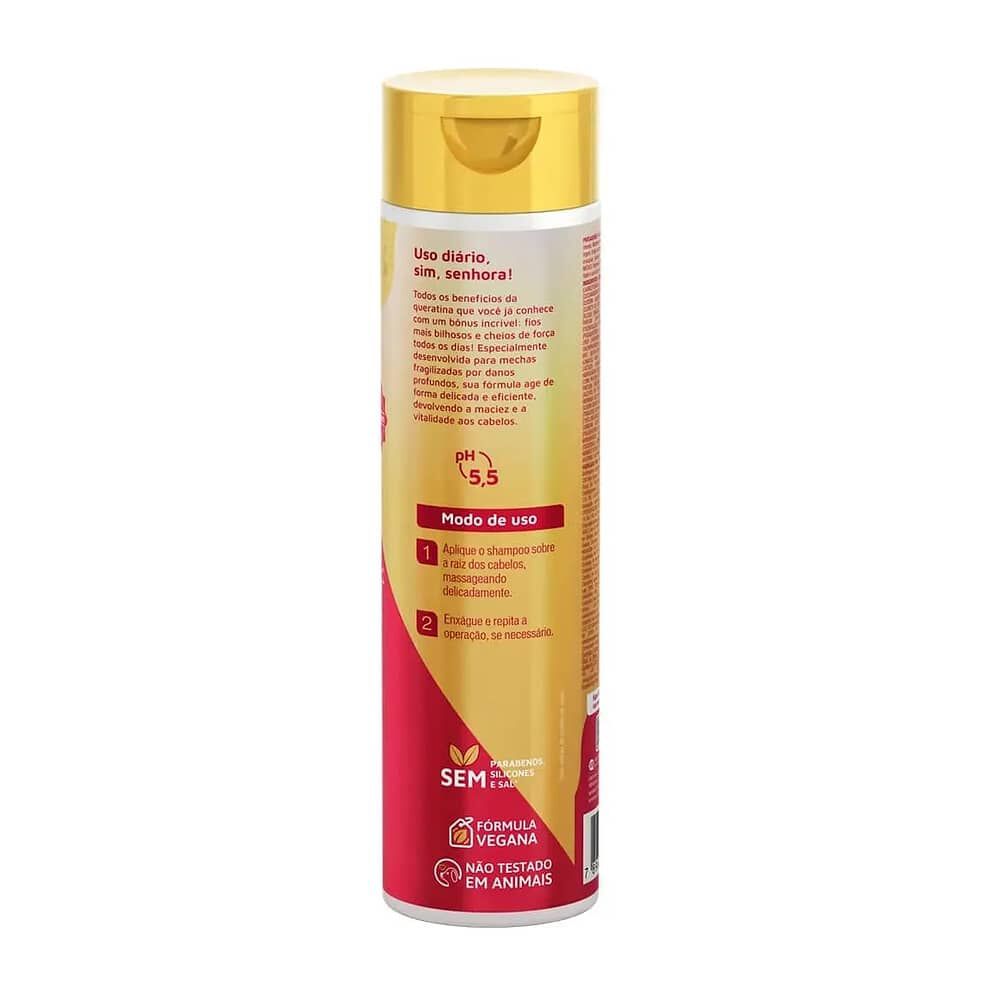 Shampoo Recarga De Queratina Novex 300ml image number 1.0