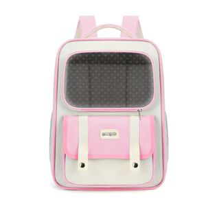 Bolso De Transporte Para Gatos Portátil Plegable Rosa