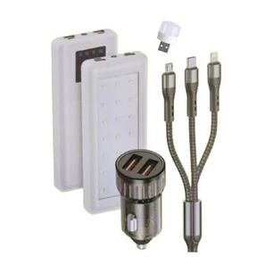 Power Bank 22.000 Mah Y22 Kit Card Cable 3 En 1