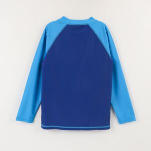 Polera Uv Manga Larga Ni&ntilde;o Azul This Is How We Roll Sonic