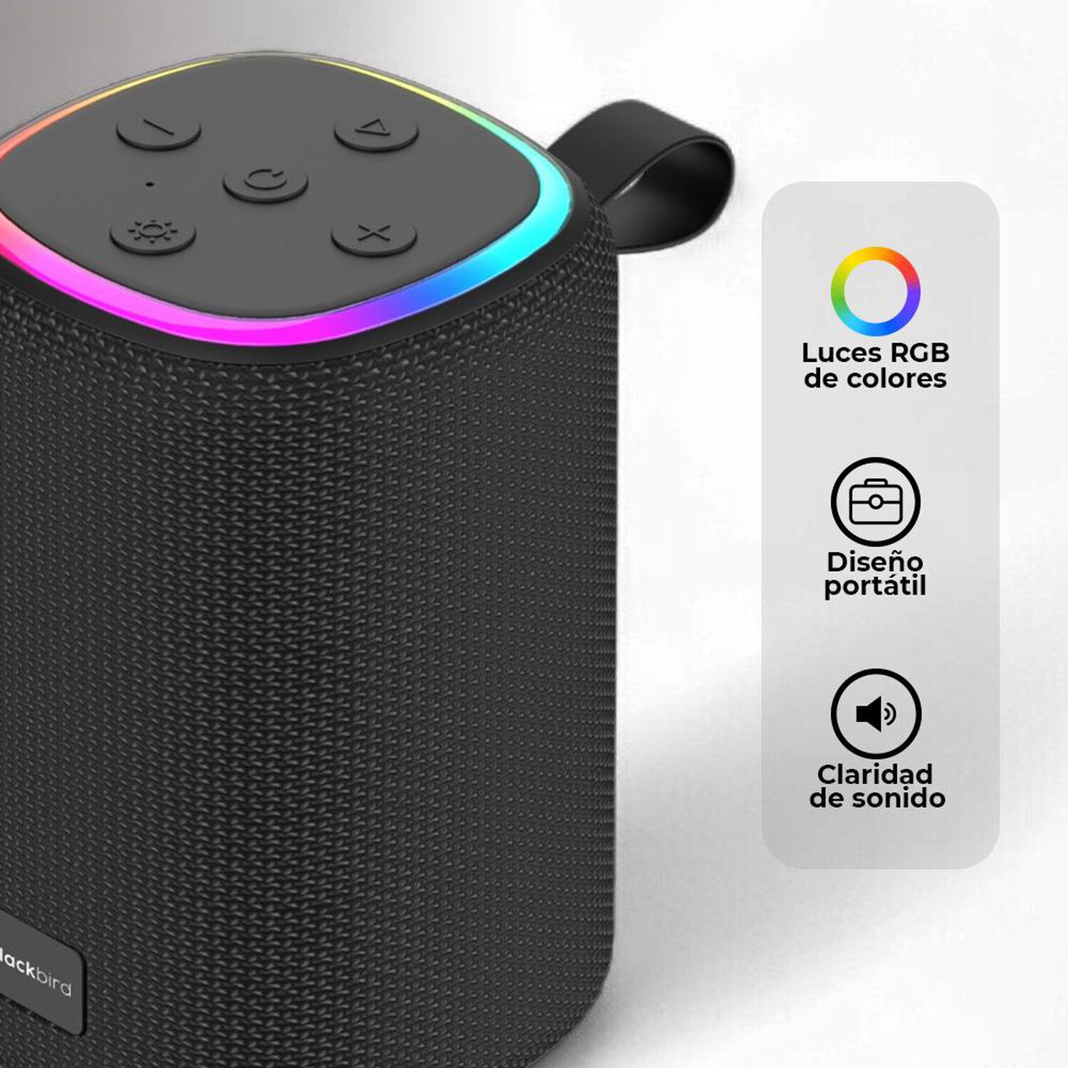 Combo Parlante Bluetooth + Audifono Bluetooth Blackbird Ba-003b image number 3.0