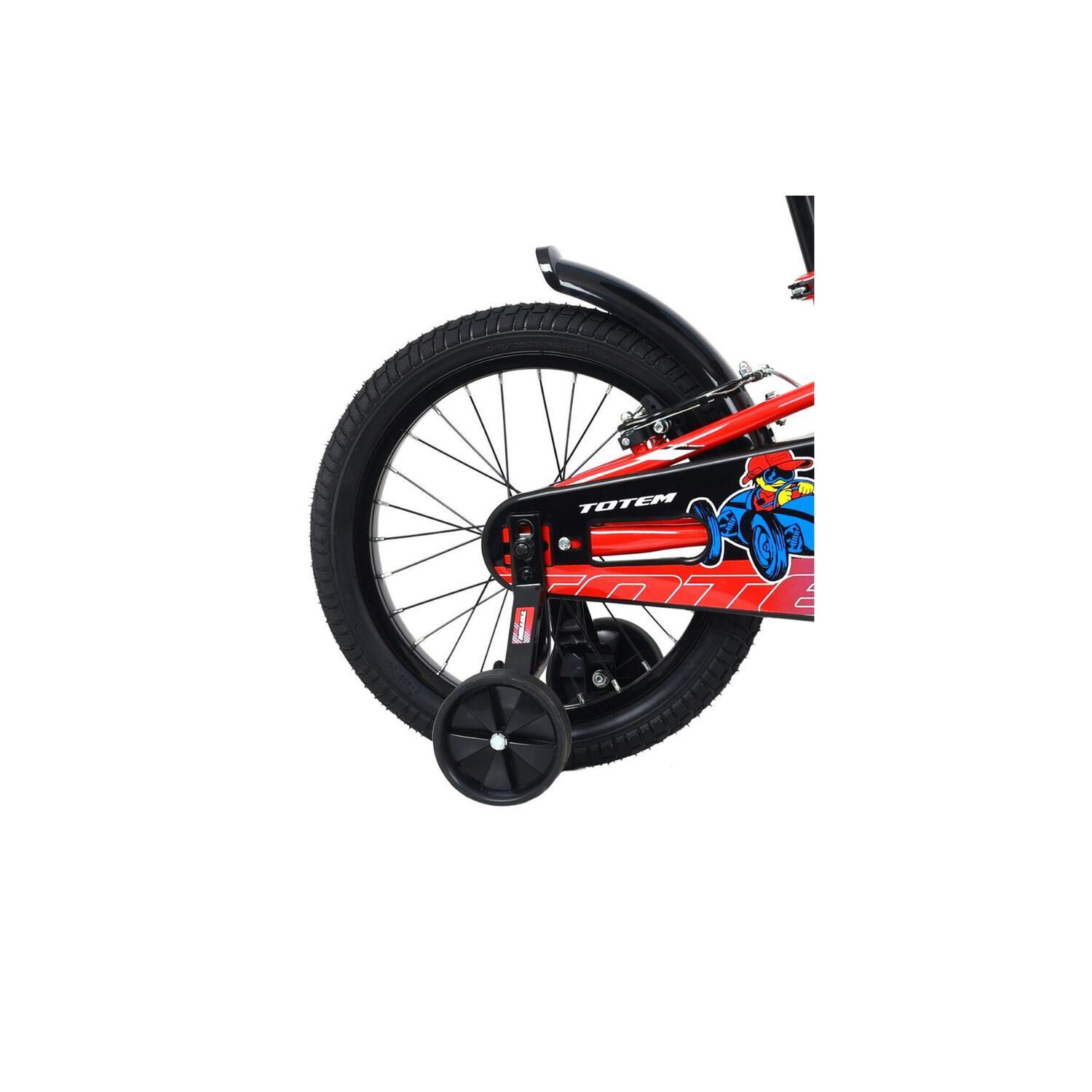 Bicicleta Totem Infantil Aro 16 Rock-x Color Rojo image number 3.0