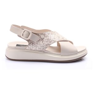 Sandalia Mujer Via Uno 22741616 Beige