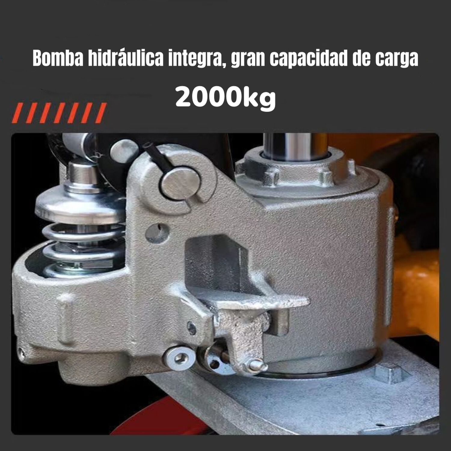 Transpaleta Manual 2000 Kg 550mm By Lubabycas image number 5.0