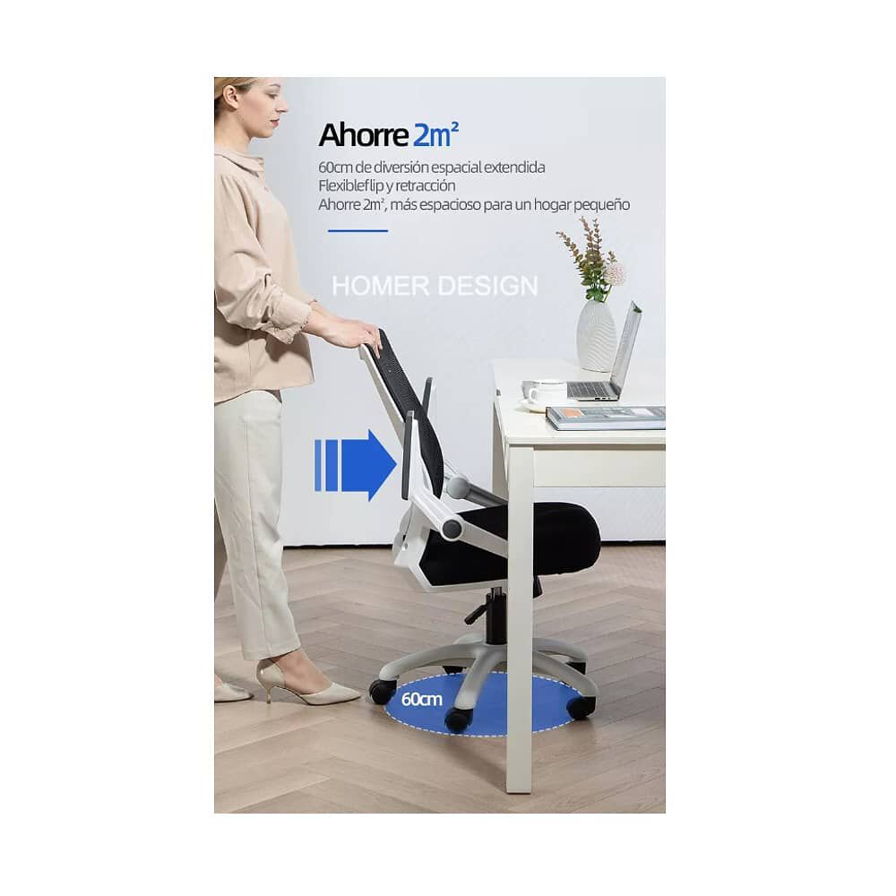 Silla De Oficina Escritorio Ejecutiva Con Asiento De Memoria image number 5.0