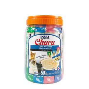 Alimento Para Gatos Churu Tuna Varieties 50 Tubos X 14 Grs