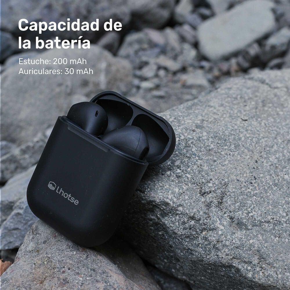 Aud&iacute;fonos Lhotse Bluetooth Inal&aacute;mbrico Rm12 Negro image number 4.0