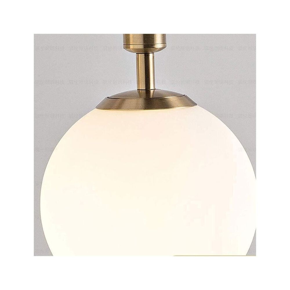 Lampara Colgante Led 3 Luces Redondas Doradas Modernas image number 2.0