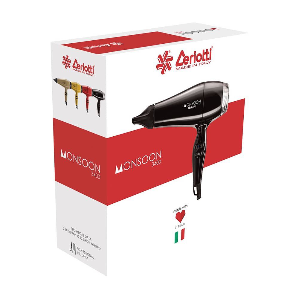 Ceriotti Secador Monsoon 3400 Rojo image number 2.0
