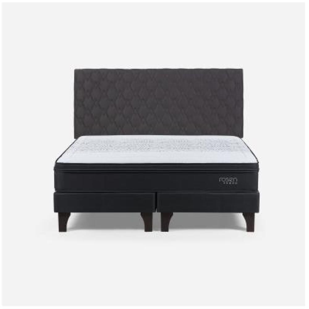 Cama Europea Rosen Tempo / 2 Plazas / Base Dividida + Respaldo Ivar image number 5.0