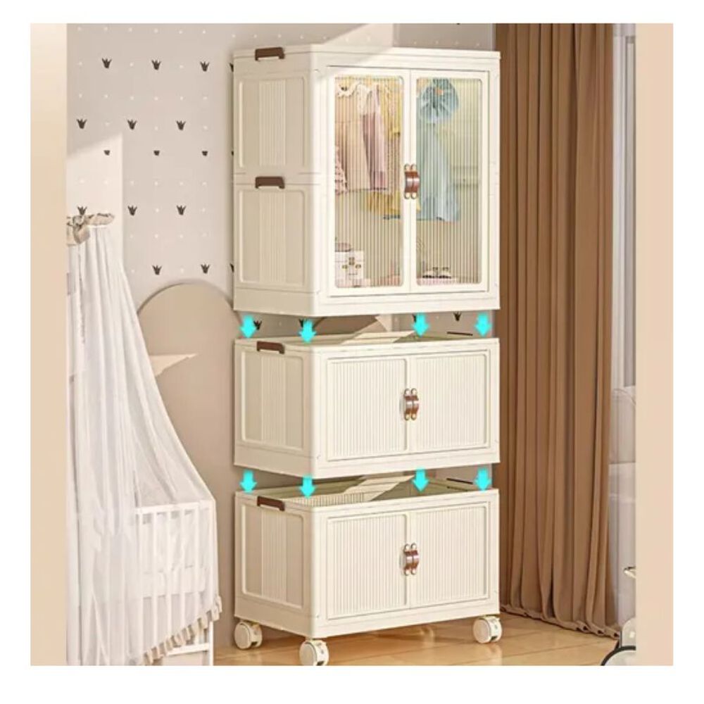 Organizador Multiuso Mueble Estante De 3 Niveles Portátil image number 3.0