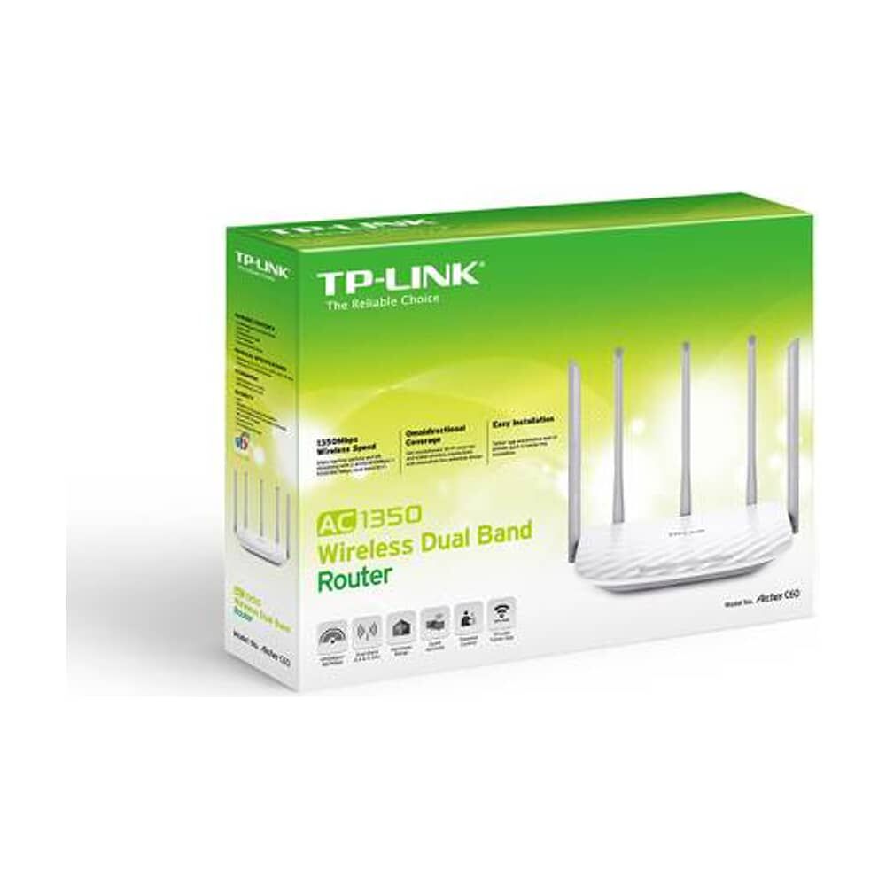 Router Tp-link Archer C60 Wi-fi De Doble Banda Ac1350, Control Parental Y Red Para Invitados image number 2.0
