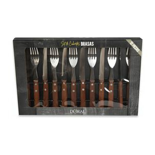 Set Parrillero Brasas 12 Piezas Doral