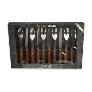 Set Parrillero Brasas 12 Piezas Doral