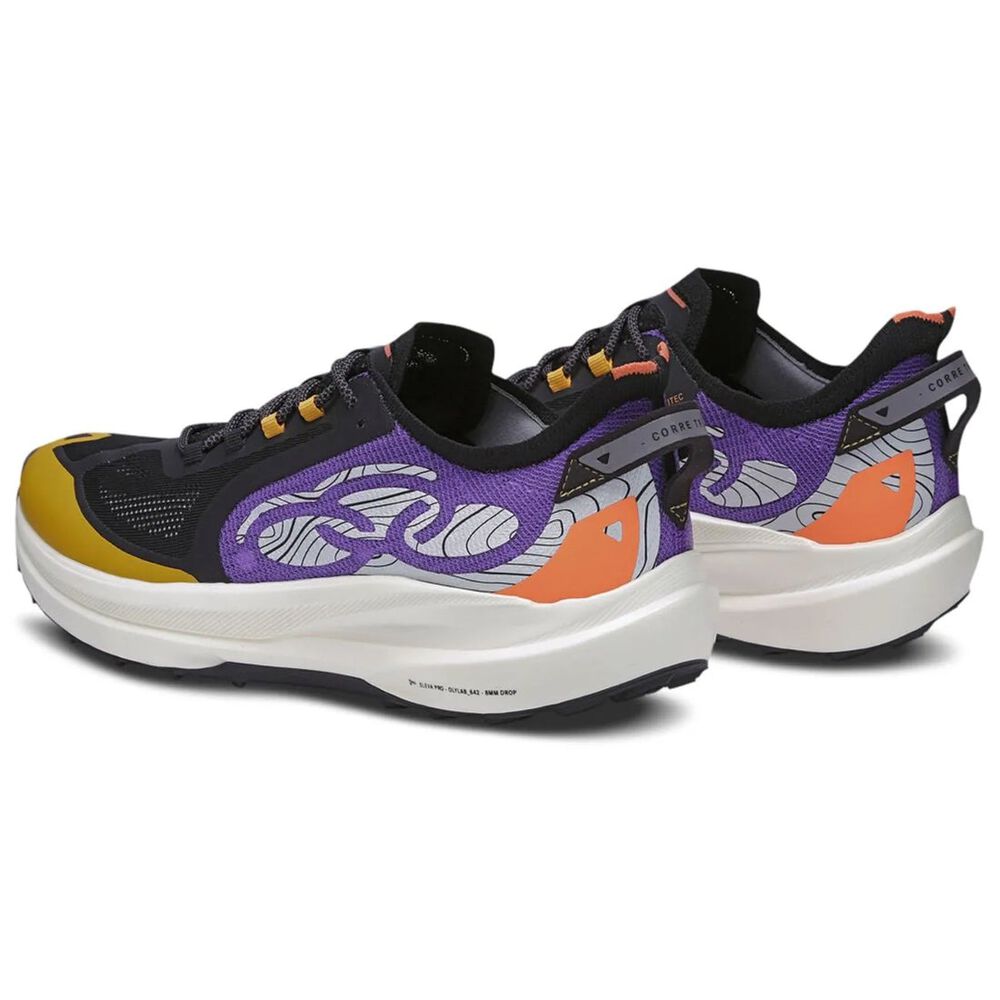 Zapatilla Trail Running Mujer Corre Trilha Negro/multicolor image number 3.0