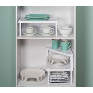 Organizador De Estante Cuadrado Level Blanco