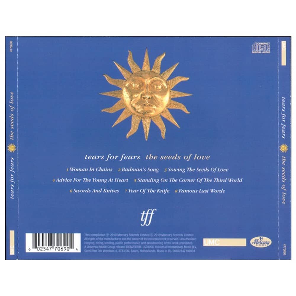 Tears For Fears - Seeds Of Love | Cd image number 1.0