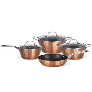 SIMPLIT Batería De Cocina Antiadherente Copper 7 Piezas Simplit