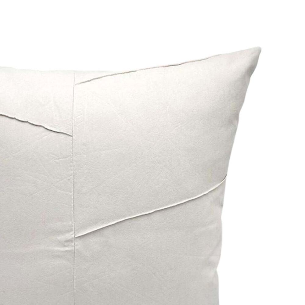 Pack De 02 Fundas De Coj&iacute;n De Semicuero Sint&eacute;tico 50x50 Cm Crema image number 3.0