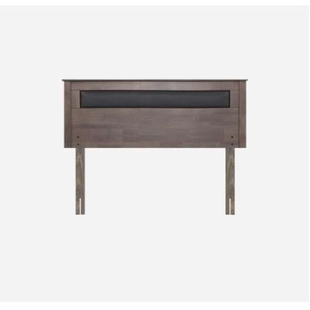 Cama Europea Rosen New Style 4 Plus / 2 Plazas / Base Normal  + Respaldo Ferrara Gris image number 7.0