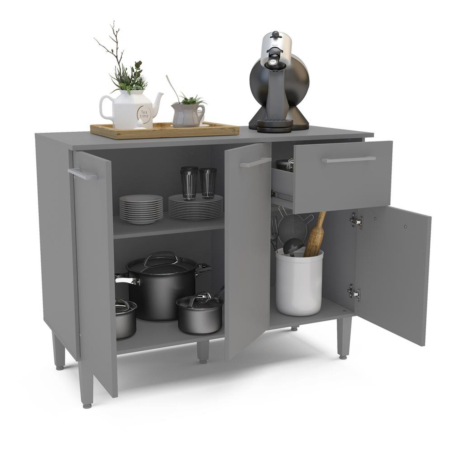 Mueble De Cocina Vekka Home Base / 3 Puertas / 1 Caj&oacute;n image number 3.0