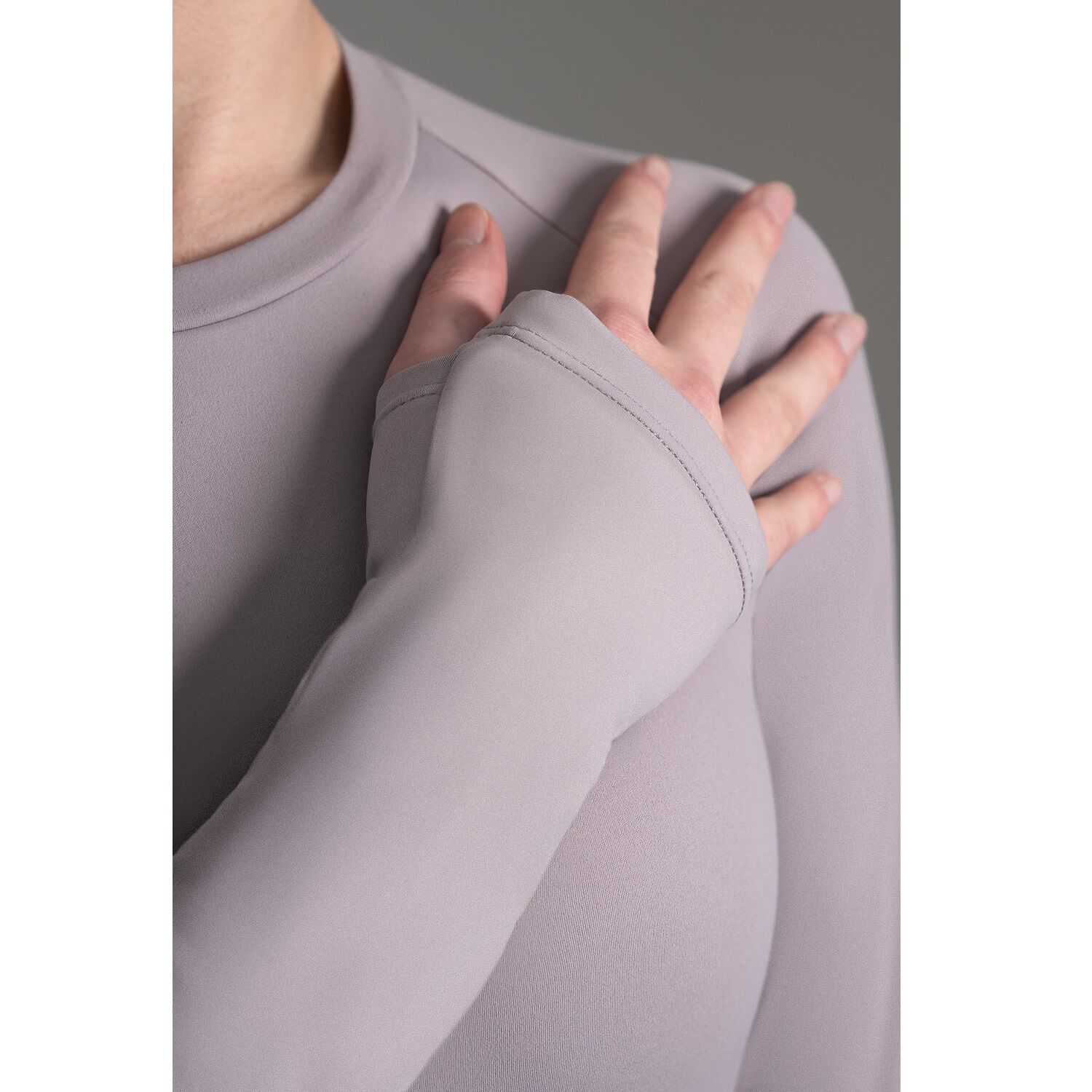 Ultimate Top Ml Sport Mujer Raglan Cool Gray - L image number 4.0