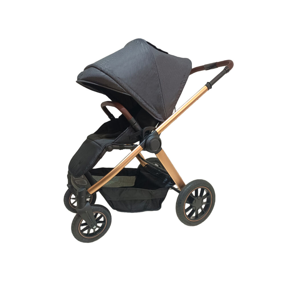 Coche De Beb&eacute; Asiento Reversible Gris Gold Babymine image number 0.0