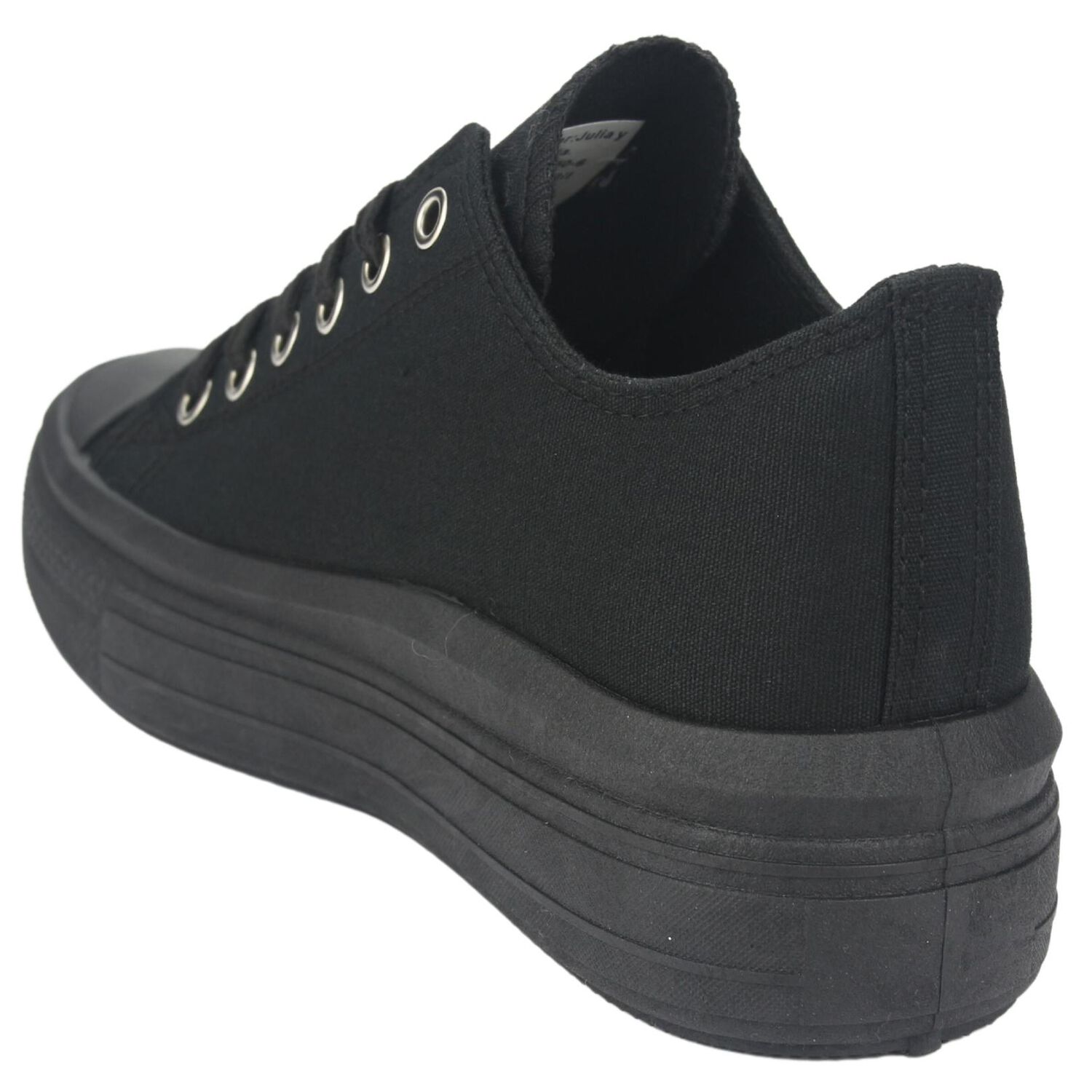 Zapatilla Chalada Mujer Clu-10 Negro Plataforma image number 3.0