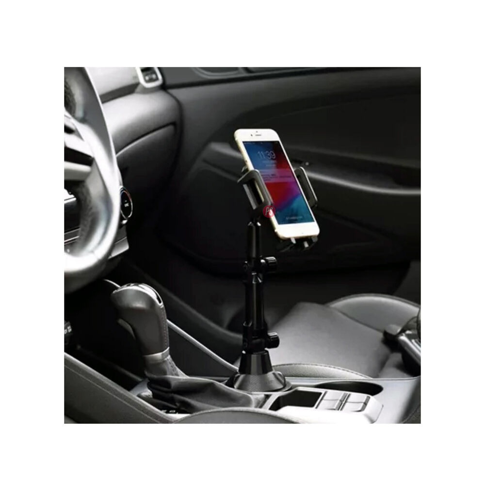 Soporte Celular Anclable En Posavasos Autom&oacute;vil - Ps image number 1.0