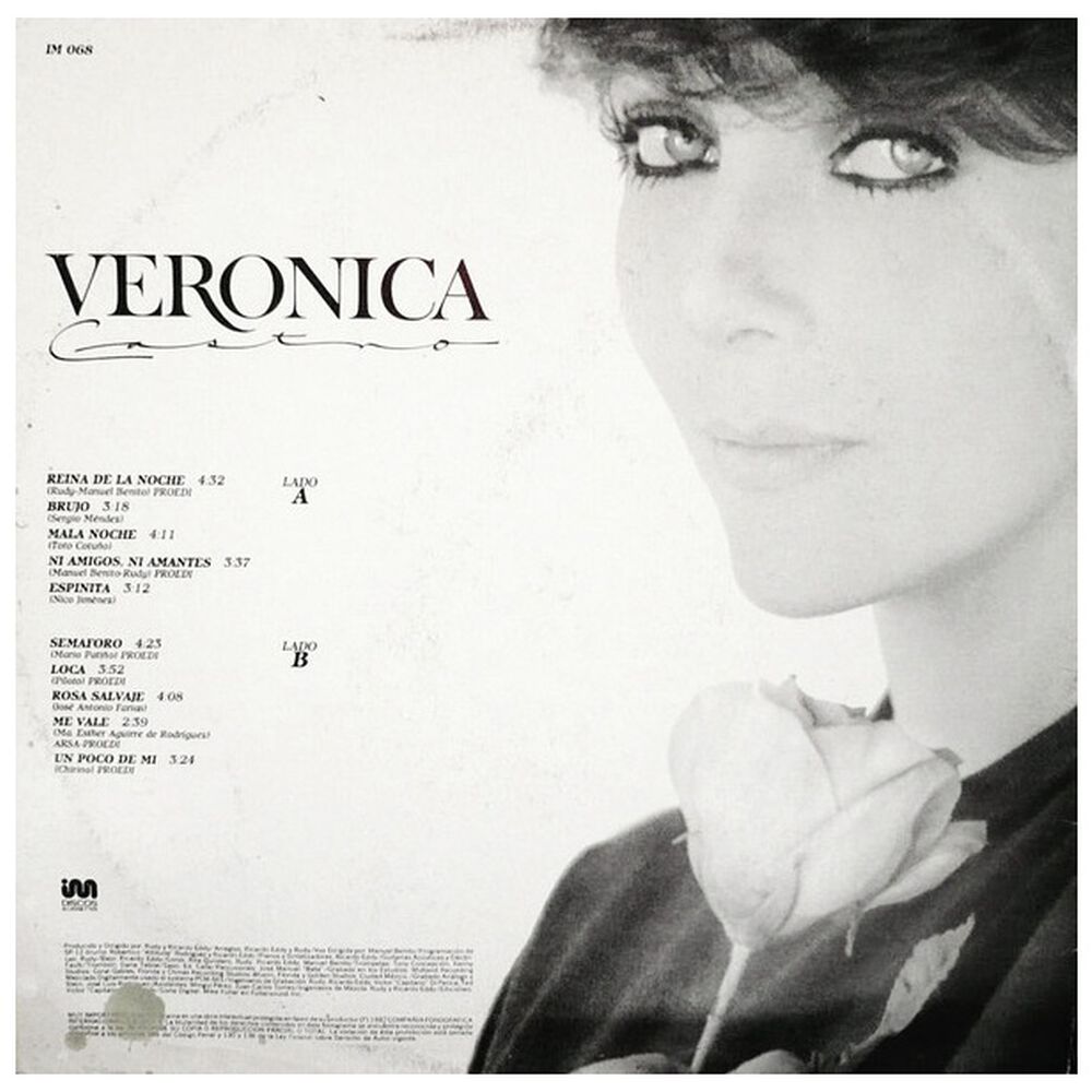 Veronica Castro - Reina De La Noche | Vinilo Usado image number 1.0