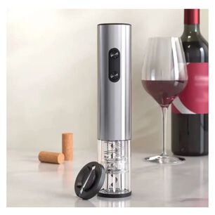 Sacacorchos El&eacute;ctrico Autom&aacute;tico Para Vino Acero Inoxidable Recargable Usb