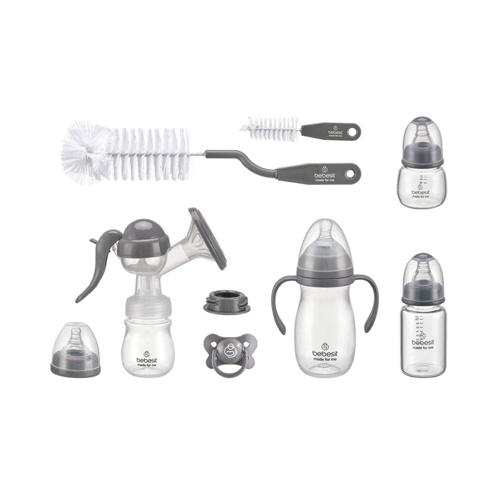 Set De Lactancia 6 En 1 Mamaderas Y Accesorios Bebesit image number 0.0