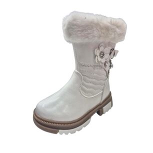 Bota De Invierno Ni&ntilde;a Blanco