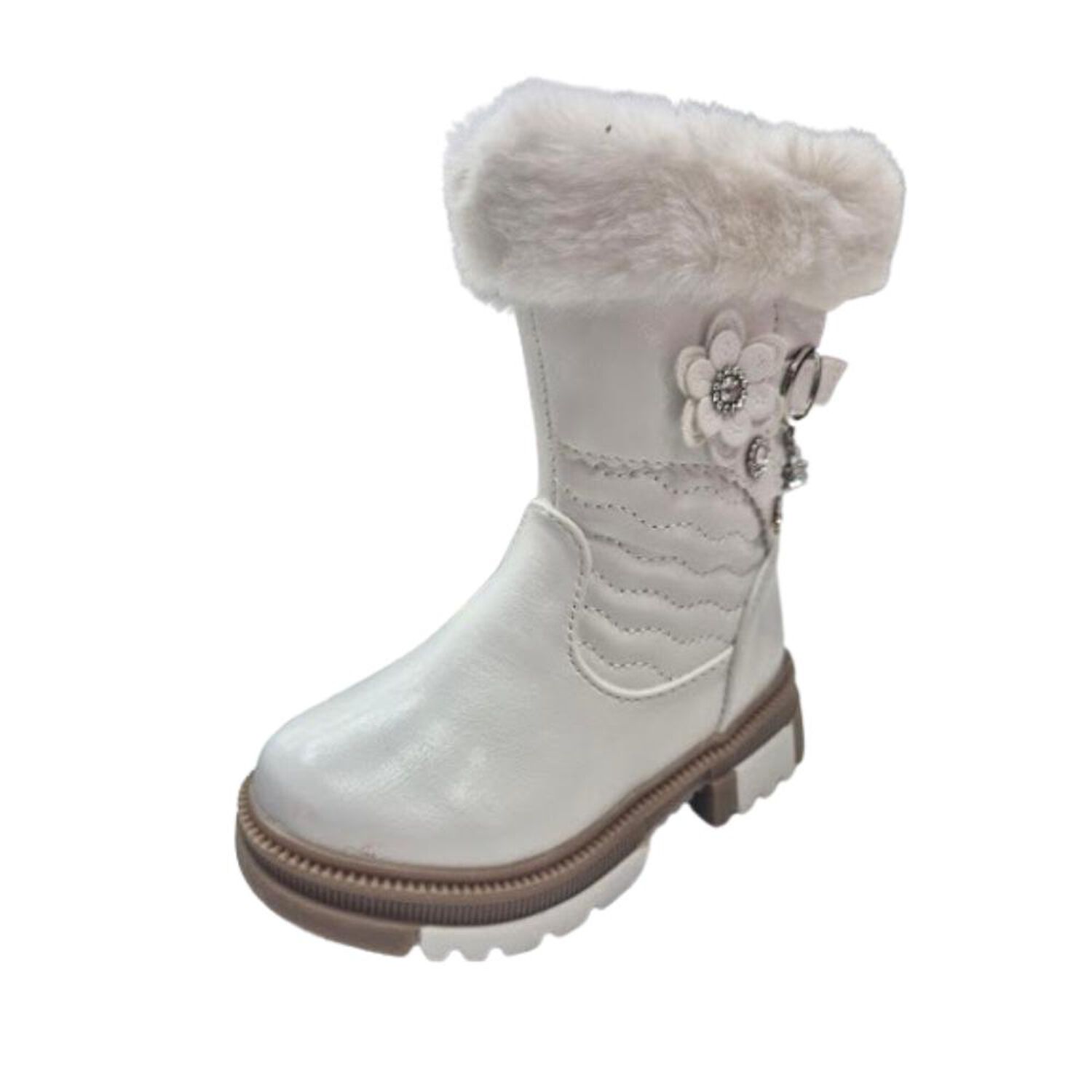 Bota De Invierno Ni&ntilde;a Blanco image number 1.0