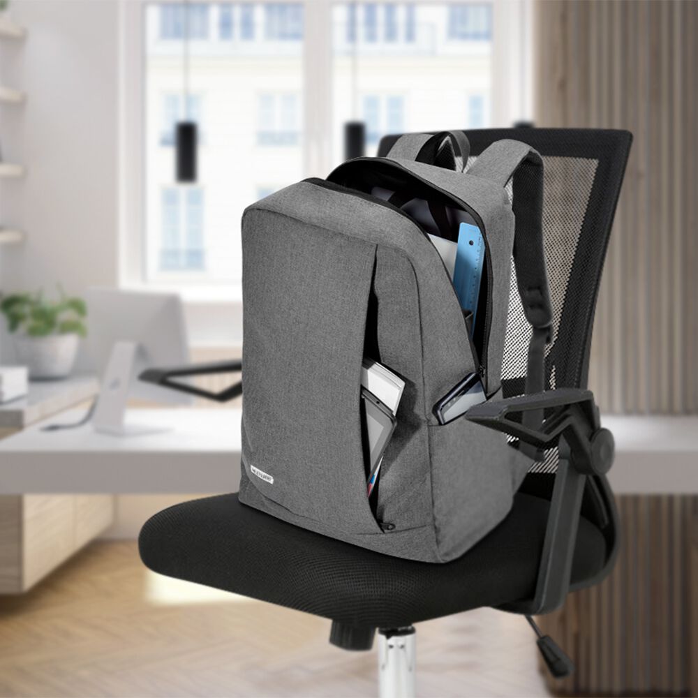 Mochila Notebook Multilaser Classic Gris Bo438 image number 7.0