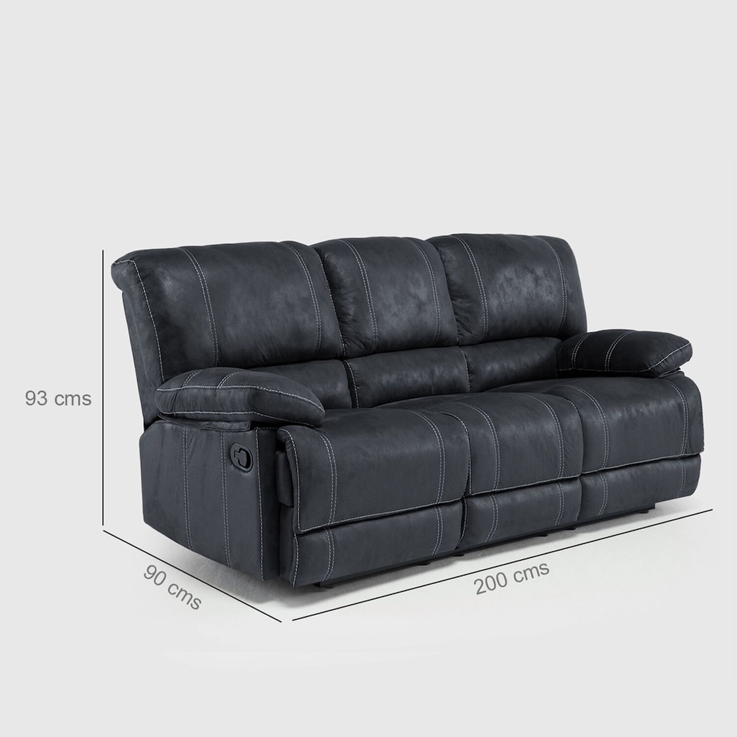 Living Reclinable 3 Cuerpos - Castle 1 Sof&aacute; 3 Cuerpos + 2 Bergers image number 2.0