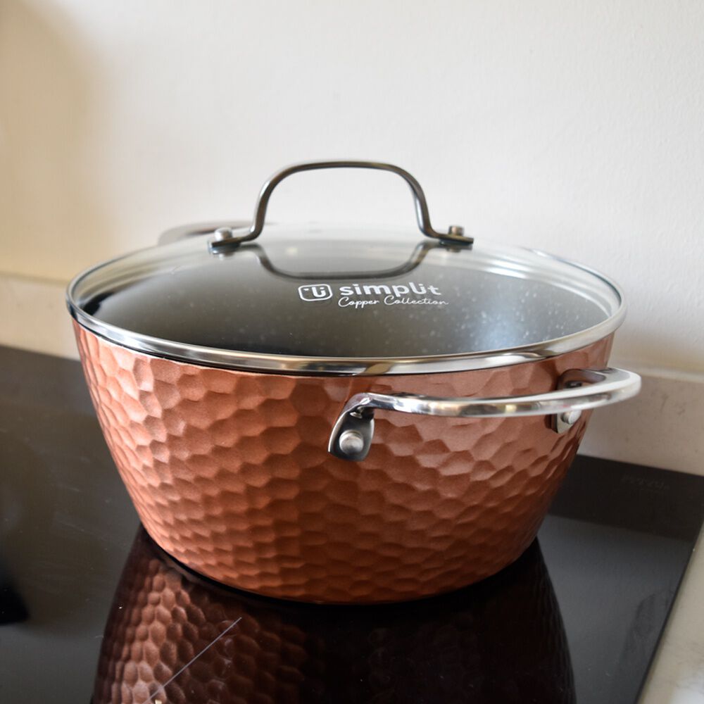 Bater&iacute;a De Cocina Antiadherente Copper 7 Piezas Simplit image number 8.0