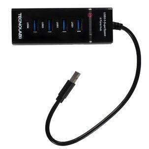 Hub Usb Superspeed 4 Puertos 5gbps Con Protecci&oacute;n Y Led - Ps