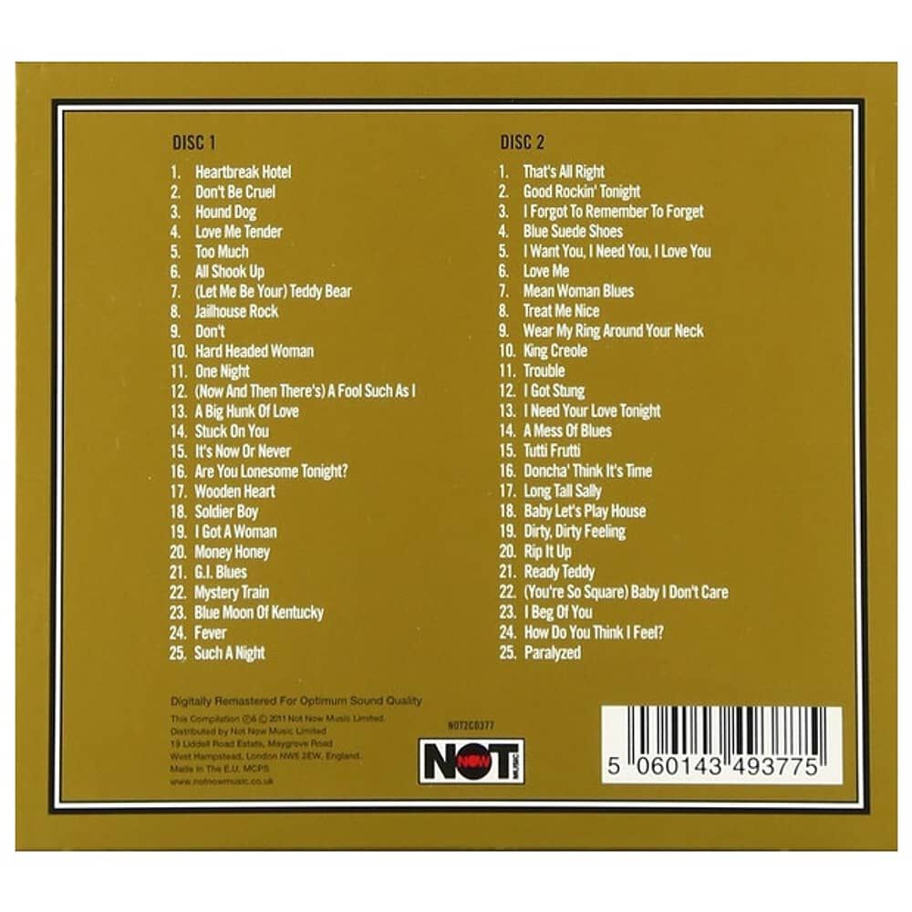 Elvis Presley - Gold - 50 Original Hits (2cd) | Cd image number 1.0