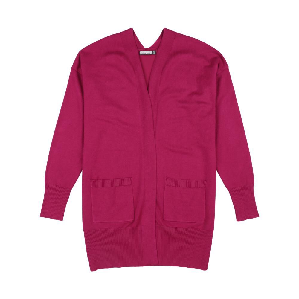 Tapado Liso Con Bolsillos Cuello Solapa Mujer Lesage image number 0.0