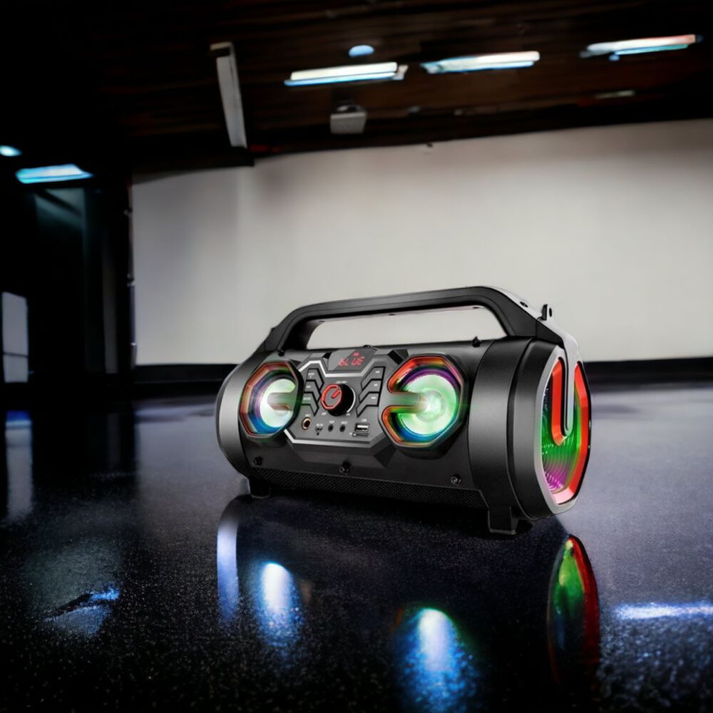 Parlante Bazuca Irt Bluetooth Fm Led Con Micrófono 30 Rms image number 1.0