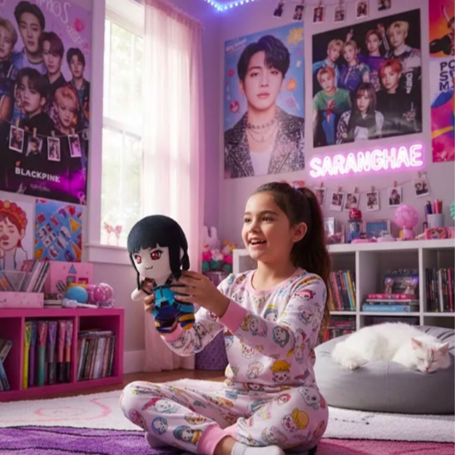 Peluche Las Guerreras K-pop Zoey image number 1.0