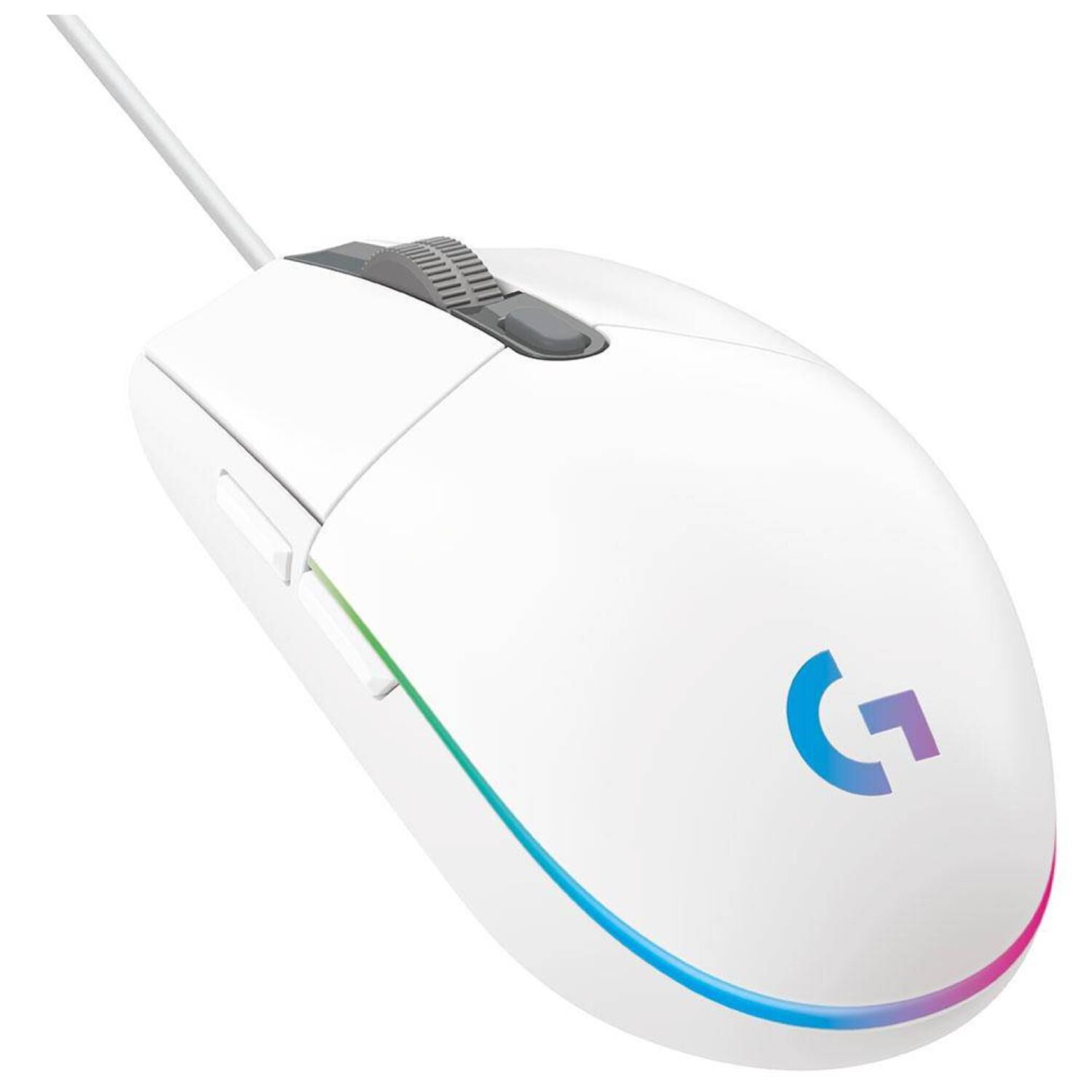 Mouse Gamer Alambrico 6 Botones 8000 Dpi G203 Rgb Blanco image number 0.0