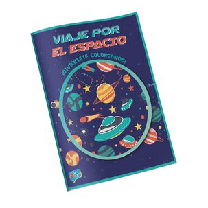 Libro Para Colorear Viaje X El Espacio 16 Pag Art & Craft