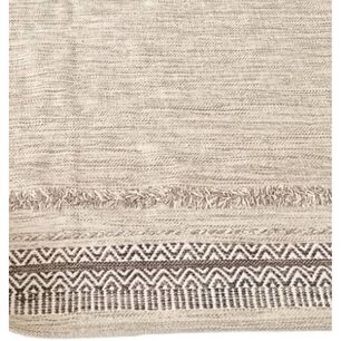 Alfombra Kilim Shaggy Beige Mediana
